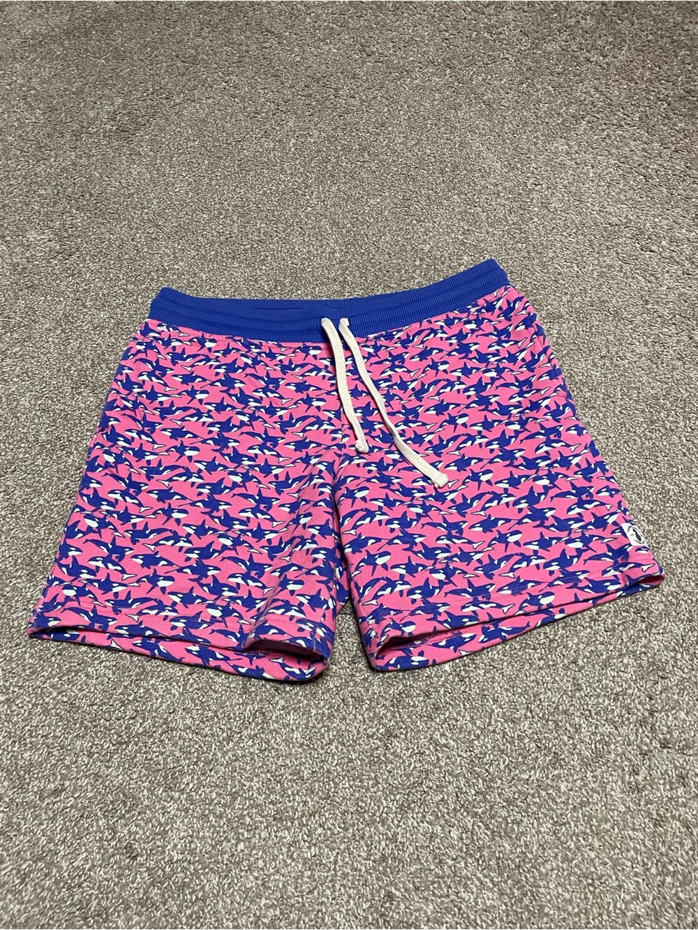 Chubbies Lounge Wear 7” Orca Print Shorts Men’s Size Medium